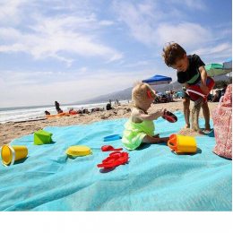 Анти-пісок пляжна чудо-підстилка Originalsize Sand Free Mat 200 * 200 Блакитна