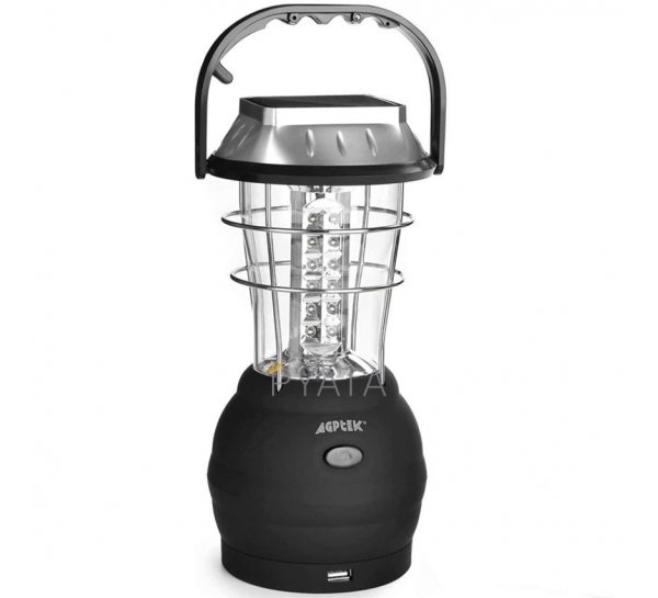 Кемпинговый аккумуляторный фонарь Super Bright Crank Solar Led Lantern