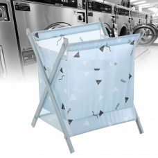 Корзина для белья складная laundry storage basket синяя (212)