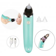 Безопасный детский электронный Аспиратор назальный. аспиратор для носа (соплеотсос для деток для малышей)