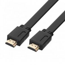 Кабель видео HDMI - HDMI 1.5 м плоский шнур