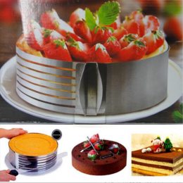 Кондитерське кільце для рівного нарізки коржів для торта Cake Slicing Ring