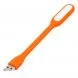 Портативный гибкий usb светильник USB Led Light оранжевый