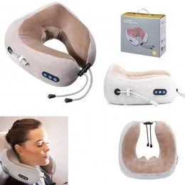 Масажна подушка для шиї U-shaped Massage Pillow 3 функції