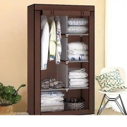 Складна тканинна шафа Storage Wardrobe 68110 Коричнева (259)