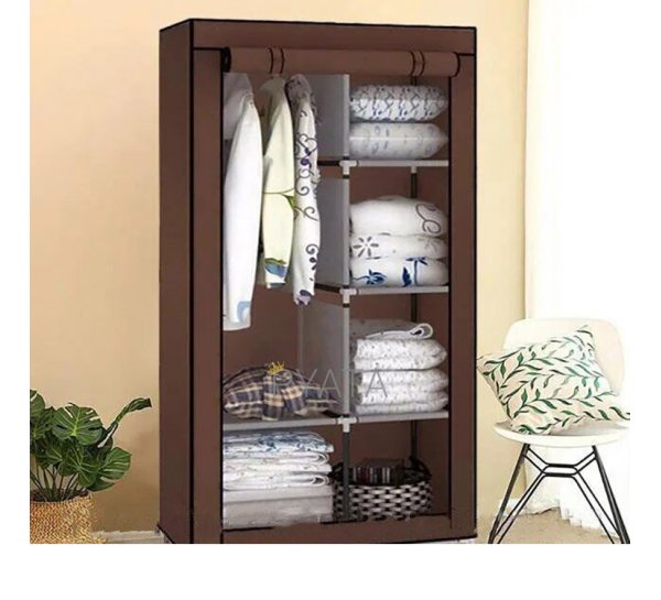 Складаний тканинний шафа Storage Wardrobe 68110 Коричневий (259)