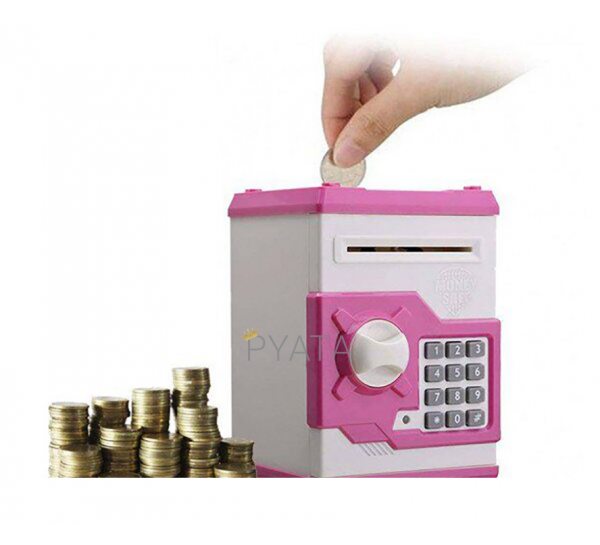 Електронна скарбничка з кодовим замком Mony Safe Рожева