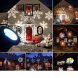 Декоративный уличный лазерный LED проектор Christmas Laser Projector 16 картриджей