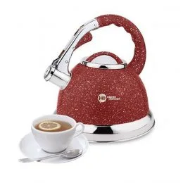 Чайник зі свистком HIGHER + KITCHEN ZP-021 3.5 л Червоний (B)