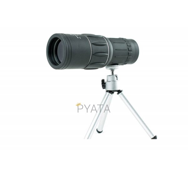 Монокуляр Bushnell 16x52 с двойной фокусировкой + штатив + держатель для телефона