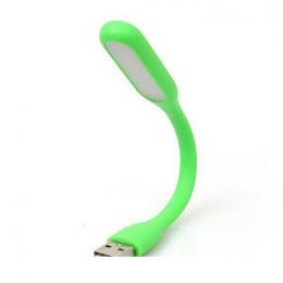 Портативный гибкий usb светильник USB Led Light зелёный