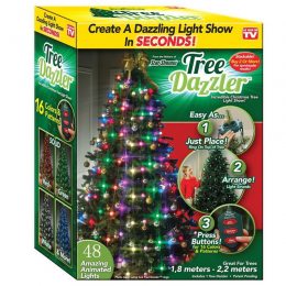 Гирлянда на елку Tree Dazzler Ring 48 LED ЛАМПОЧКИ