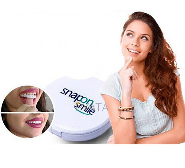 Съемные виниры для зубов Snap On Smile с кейсом