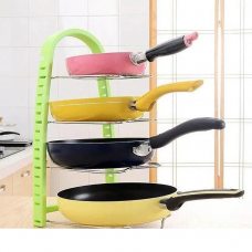 Стійка для сковорідок Frying Pan Rack Color №B52 зелена