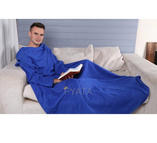 Плед с рукавами Snuggie синий