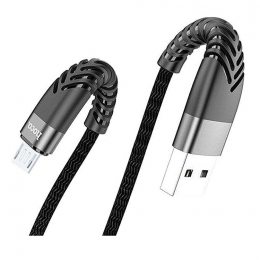 Кабель Hoco UD02 3A microUSB 1м Черный