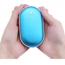 УМБ Грелка-повербанк для рук Pebble Hand Warmer PowerBank 5000 mAh синий