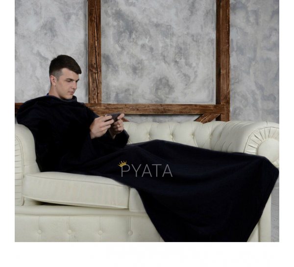 Плед с рукавами Snuggie черный