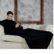 Плед з рукавами Snuggie чорний