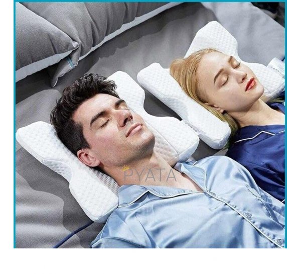 Ортопедична подушка Pressure Free Memory Pillow з комфортним ефектом пам'яті