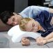 Ортопедическая подушка Pressure Free Memory Pillow с комфортным эффектом памяти