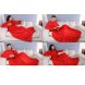 Плед з рукавами Snuggie червоний