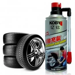 Аварійний герметик KOBY LOVE CAR (для ремонту проколотих шин (з шлангом,аерозоль) ml 450