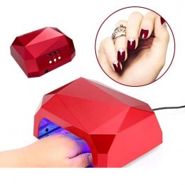 Лампа для маникюра Quick CCFL LED Nail Lamp Красная