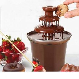 Шоколадний фонтан міні Фондю Mini Chocolate Fondue Fountain
