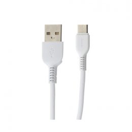 Кабель Hoco X20 microUSB 1м white