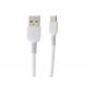 Кабель Hoco X20 microUSB 1м white