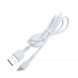 Кабель Hoco X20 microUSB 1м white