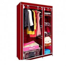 Складна тканинна шафа Storage Wardrobe 68110 Червона (259)