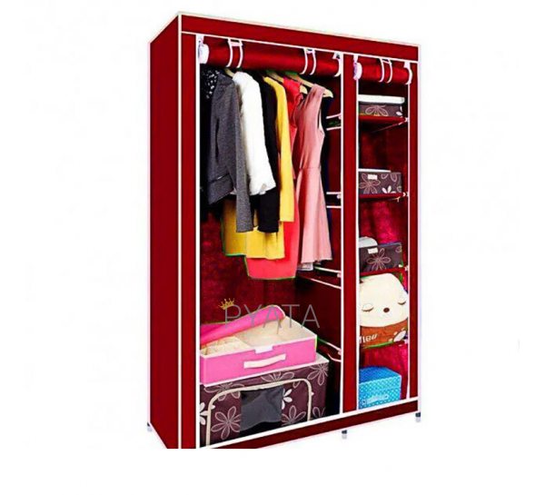 Складной тканевый шкаф Storage Wardrobe 68110 Красный (259)