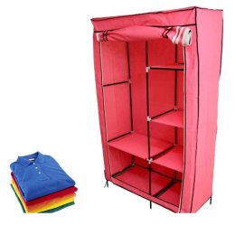 Складна тканинна шафа Storage Wardrobe 68110 Рожева (259)