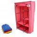 Складной тканевый шкаф Storage Wardrobe 68110 Розовый (259)