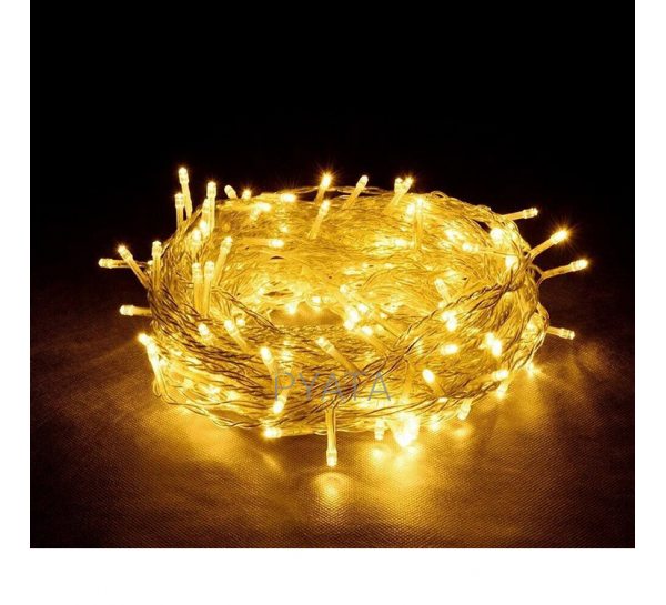 Xmas Нитка 300 LED ЖОВТИЙ (прозорий провід, 20метрів)