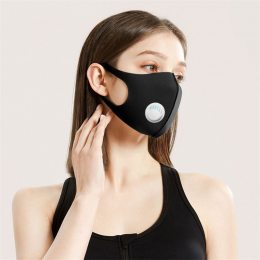Багаторазова захисна маска MP2.5 з приймальним клапаном видиху