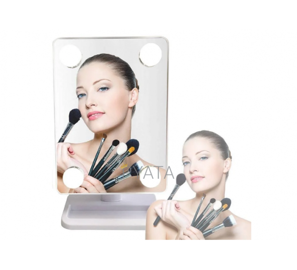 Зеркало сенсорное с LED подсветкой для макияжа Cosmetie Mirror 360 Rotation Angel 1463(225)