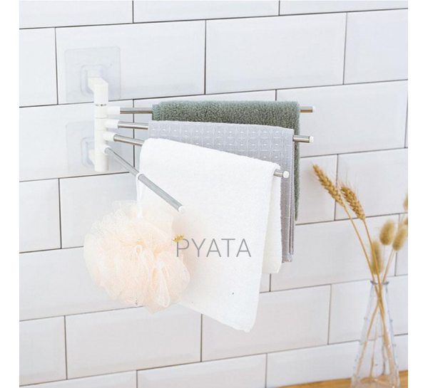 Настенная вешалка для полотенец Держатель для полотенец Клейкая вешалка для полотенец Organiser for Towels BathRoom(225)