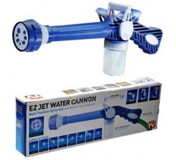 Насадка на шланг водомет Ez Jet Water Cannon для мийки авто, поливу рослин(626)