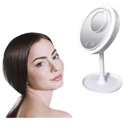 Настольное зеркало с подсветкой и вентилятором Beauty Breeze Mirror (В)