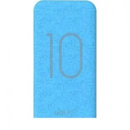 Портативная батарея GOLF Power Bank 10000 mAh G26 Голубая