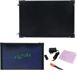 Флуоресцентная доска Fluorescent Board 50*70 c фломастером и салфеткой