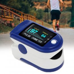 Пульсоксиметр на палец Fingertip Pulse Oximeter АВ -88 Синий