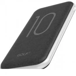 Портативная батарея GOLF Power Bank 10000 mAh G26 Черная