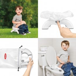 Туалет дитячий похідний ( накладка на унітаз) OXO Tot 2-in-1 Go Potty for Travel(205)