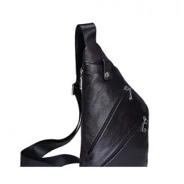 Мужская сумка Cross Body/Сумка Мессенджер черная кожзам