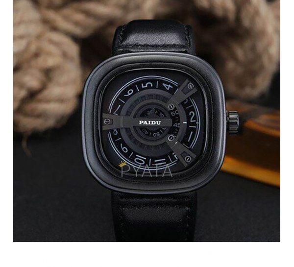 Чоловічі наручні годинники Paidu (Чорні)