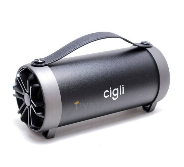 Портативная Bluetooth колонка акустика Cigii S11F Черная (FM MP3 AUX USB)